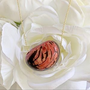 Handcrafted Tagua Tree Nut Pendant Necklace